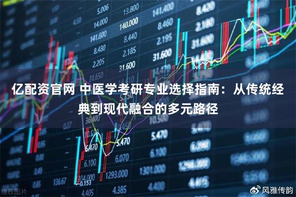 亿配资官网 中医学考研专业选择指南：从传统经典到现代融合的多元路径