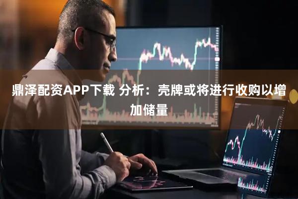 鼎泽配资APP下载 分析：壳牌或将进行收购以增加储量